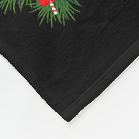 サメのクリスマスツリーサメ愛好家ギフト フリースブランケット (角)