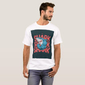 "サメのグラフィックTシャツ – 海の捕食者S Tシャツ (正面フル)