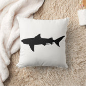 サメのシルエット クッション (ブランケット)