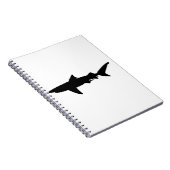 サメのシルエット ノートブック (右側)