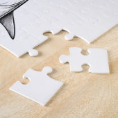 サメのスケッチ ジグソーパズル (側面)