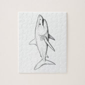 サメのスケッチ ジグソーパズル (縦)