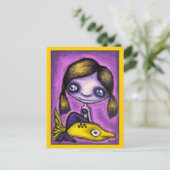 サメのタクシーの人魚 ポストカード (スタンド正面)