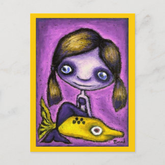 サメのタクシーの人魚 ポストカード