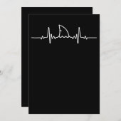 サメのハートビートサメ愛好家フィン海動物 シーズンカード (正面/裏面)