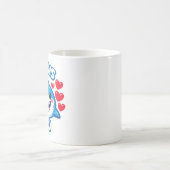 サメのバレンタインギフト I Chews You Funny Shark コーヒーマグカップ (中央)
