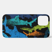 サメのパターンモダン、都市 Case-Mate iPhoneケース (裏面 (横))
