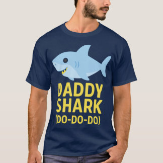サメのパパ かわいいサメ おもしろい父GIF Tシャツ