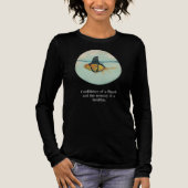 サメのヒレを持つ金魚 トライブレンドTシャツ (正面)
