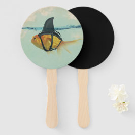 サメのヒレを持つ金魚 ハンドファン