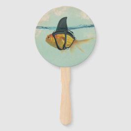 サメのヒレを持つ金魚 ハンドファン