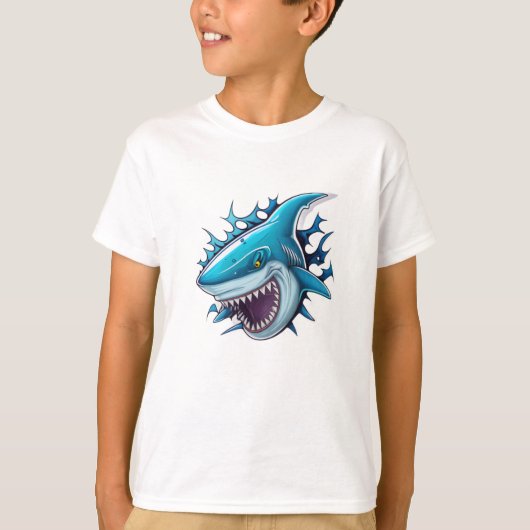 サメのロゴTシャツ Tシャツ (正面)