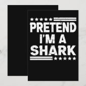 サメのヴィンテージ セーブザデート (正面/裏面)