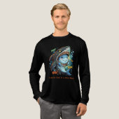 サメの優しい心 トライブレンドTシャツ (正面全体)
