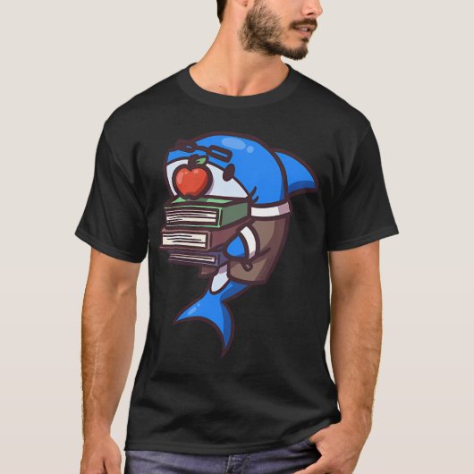 サメの先生 Tシャツ (正面)