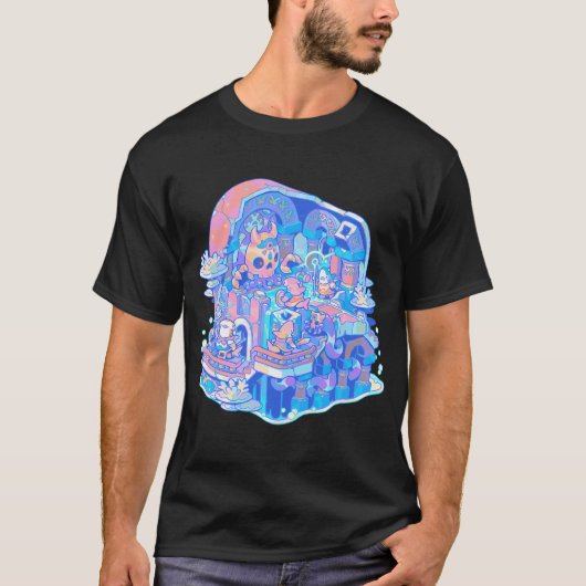 サメの冒険 Tシャツ (正面)
