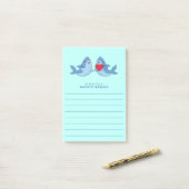 サメの子供のかわいいポストイットノート ポストイット (デスク上)