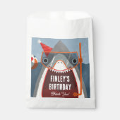サメの少年 誕生日会 サンクスギフト フェイバーバッグ (正面)