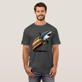 サメの弾丸 Tシャツ (正面フル)