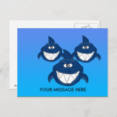 サメの攻撃 ポストカード (正面/裏面)