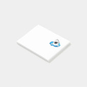 サメの攻撃 – 素晴らし波から白いサメが飛び出す ポストイット (アングル)