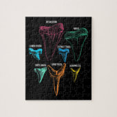 サメの歯の狩り-サメの贈熱狂するり物 ジグソーパズル (縦)