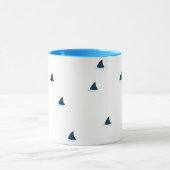 サメの注意マグカップ マグカップ (中央)