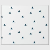 サメの注意！包装紙 ラッピングペーパー (フラット)