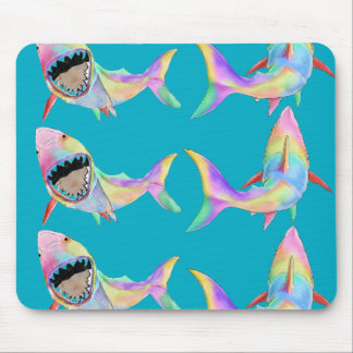サメの海洋アート マウスパッド