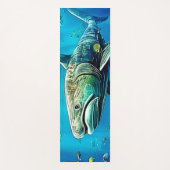 サメの海洋捕食者アート ヨガマット (正面)