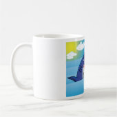 サメの海 コーヒーマグカップ (左)