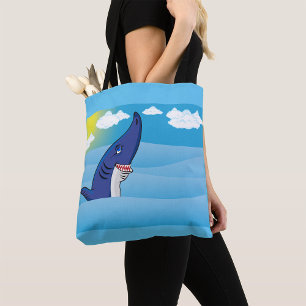 サメの海 トートバッグ