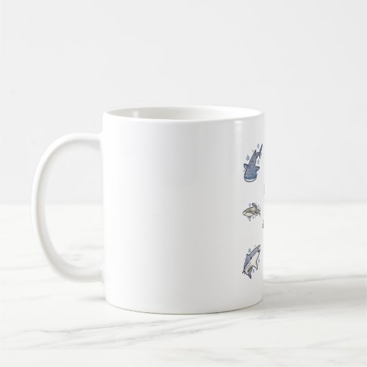 サメの種類パック コーヒーマグカップ (左)