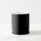サメの種類メガロドン白素晴らしナースサメM コーヒーマグカップ (中央)