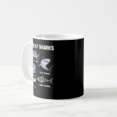 サメの種類 コーヒーマグカップ (正面左)
