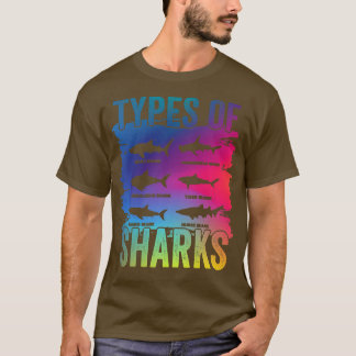 サメの種類 Tシャツ