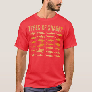 サメの種類 Tシャツ