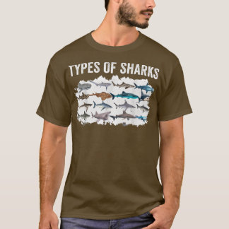サメの種類 Tシャツ
