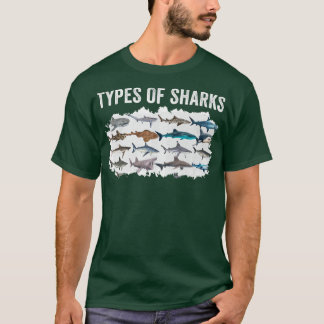 サメの種類 Tシャツ