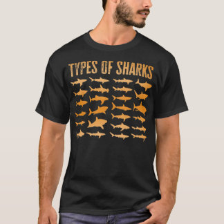 サメの種類 Tシャツ