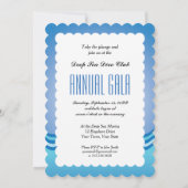 サメの襲撃ダイブクラブイベントまたは船上パーティ 招待状 (裏面)