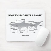 サメの見分け方（生物学のユーモア） マウスパッド (マウス)