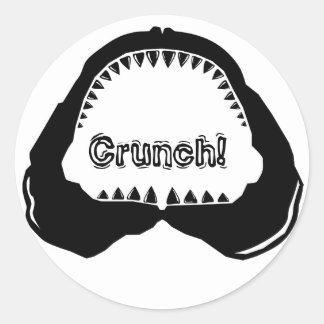 サメの顎 ラウンドシール