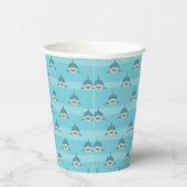 サメの餌模様 紙コップ (右)