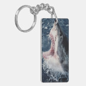 サメの高揚口が開いている キーホルダー (正面左)