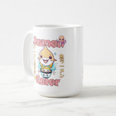 サメの魚ラーメン食べ物 – アジアの食べ物愛好家！ コーヒーマグカップ (正面左)