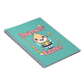 サメの魚ラーメン食べ物 – アジアの食べ物愛好家! ノートブック (右側)