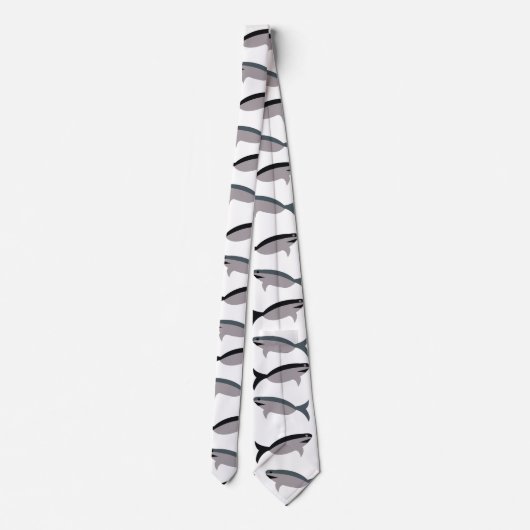 サメの魚 ネクタイ (裏面)