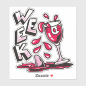 サメの1週間 シール (シート)