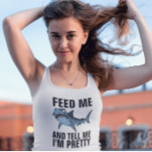 サメのTシャ食べ物を与えツ、私と私はTかわいらしだ Tシャツ